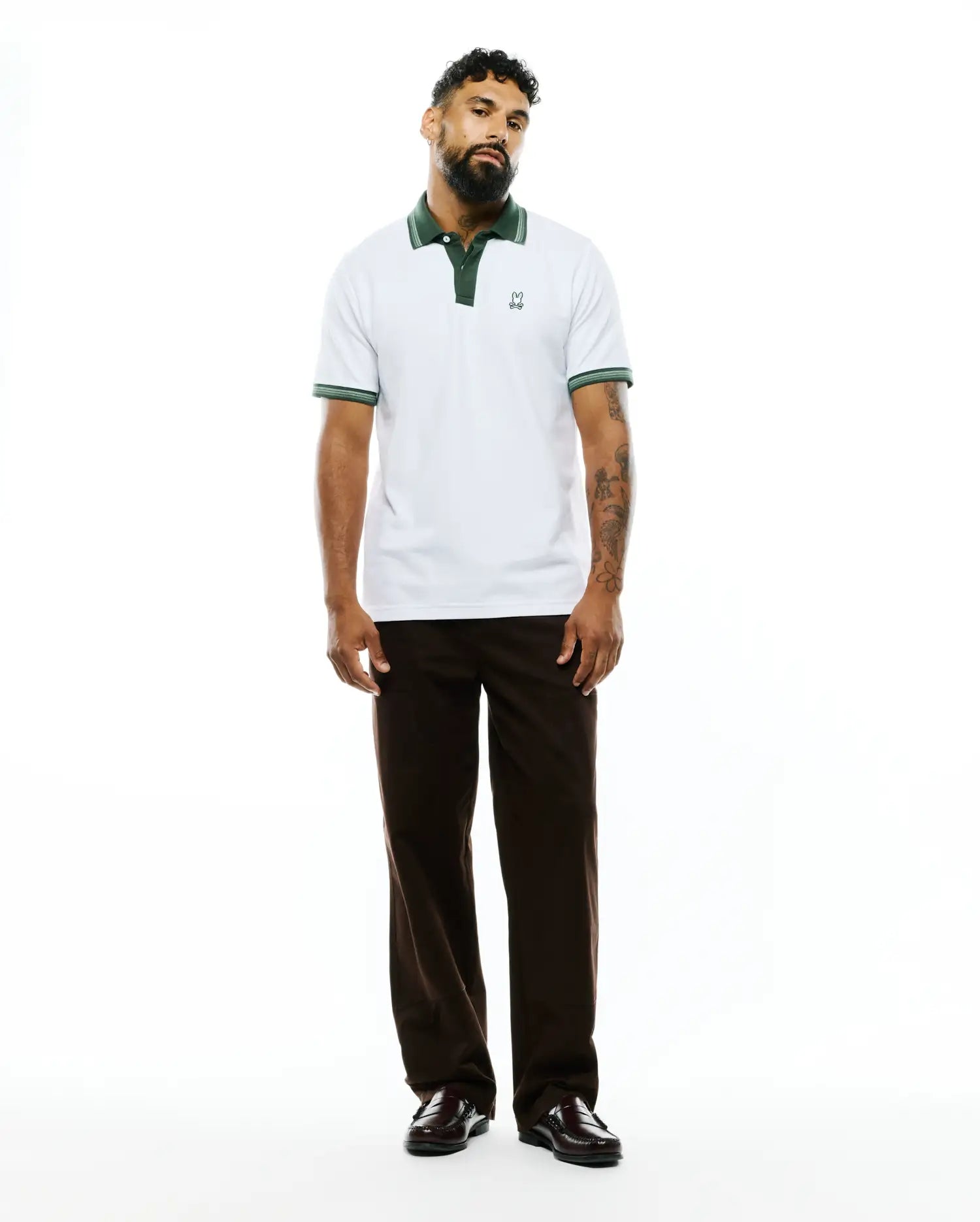 POLO EN PIQUÉ DE COTON PIMA JAYDON HOMMES vue 4