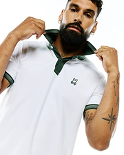 POLO EN PIQUÉ DE COTON PIMA JAYDON HOMMES vue 3
