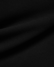 Psycho Bunny Mens Ceano Relaxed Fit Heavy Pique Polo in deep black, crafted from premium textured heavy pique fabric, typically featuring the iconic embroidered bunny skull logo on the chest.
