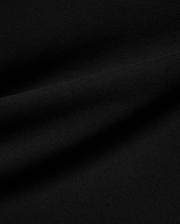 Psycho Bunny Mens Ceano Relaxed Fit Heavy Pique Polo in deep black, crafted from premium textured heavy pique fabric, typically featuring the iconic embroidered bunny skull logo on the chest.