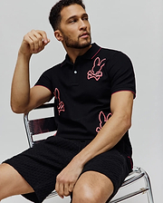MENS CORIN PIQUE POLO view 1