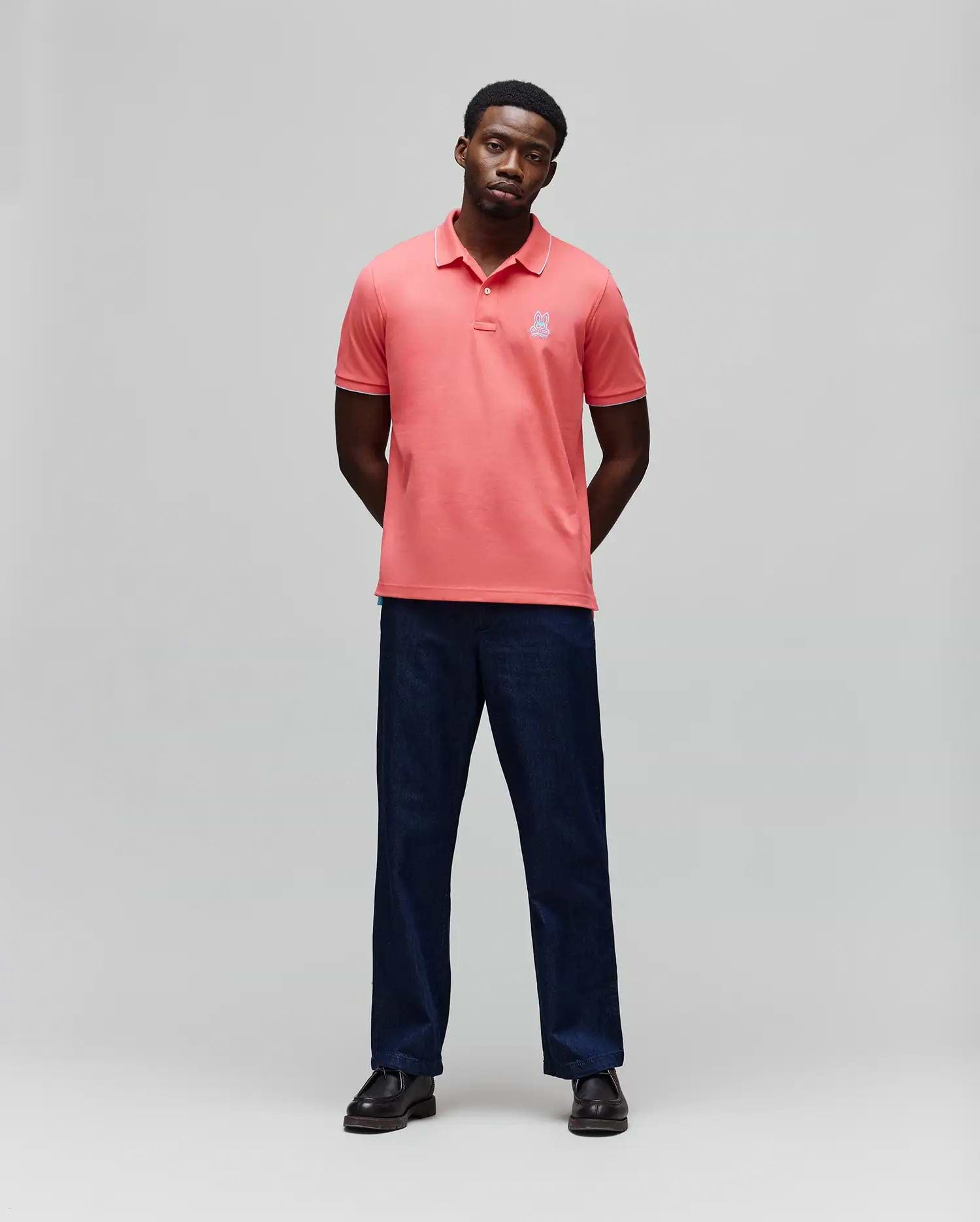 MENS LACHLAN PIQUE POLO view 3