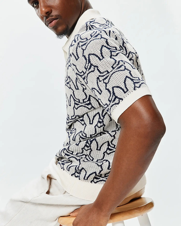 POLO EN TRICOT TRÈS GRAND SIDNEY HOMMES vue 2