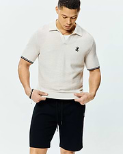 POLO EN TRICOT SELBY HOMMES vue 1