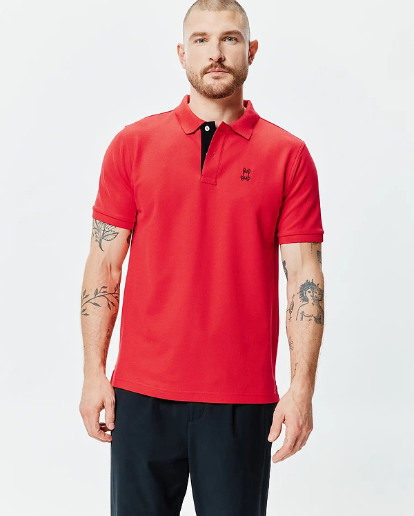 MENS BLYTHE PIQUE POLO view 1