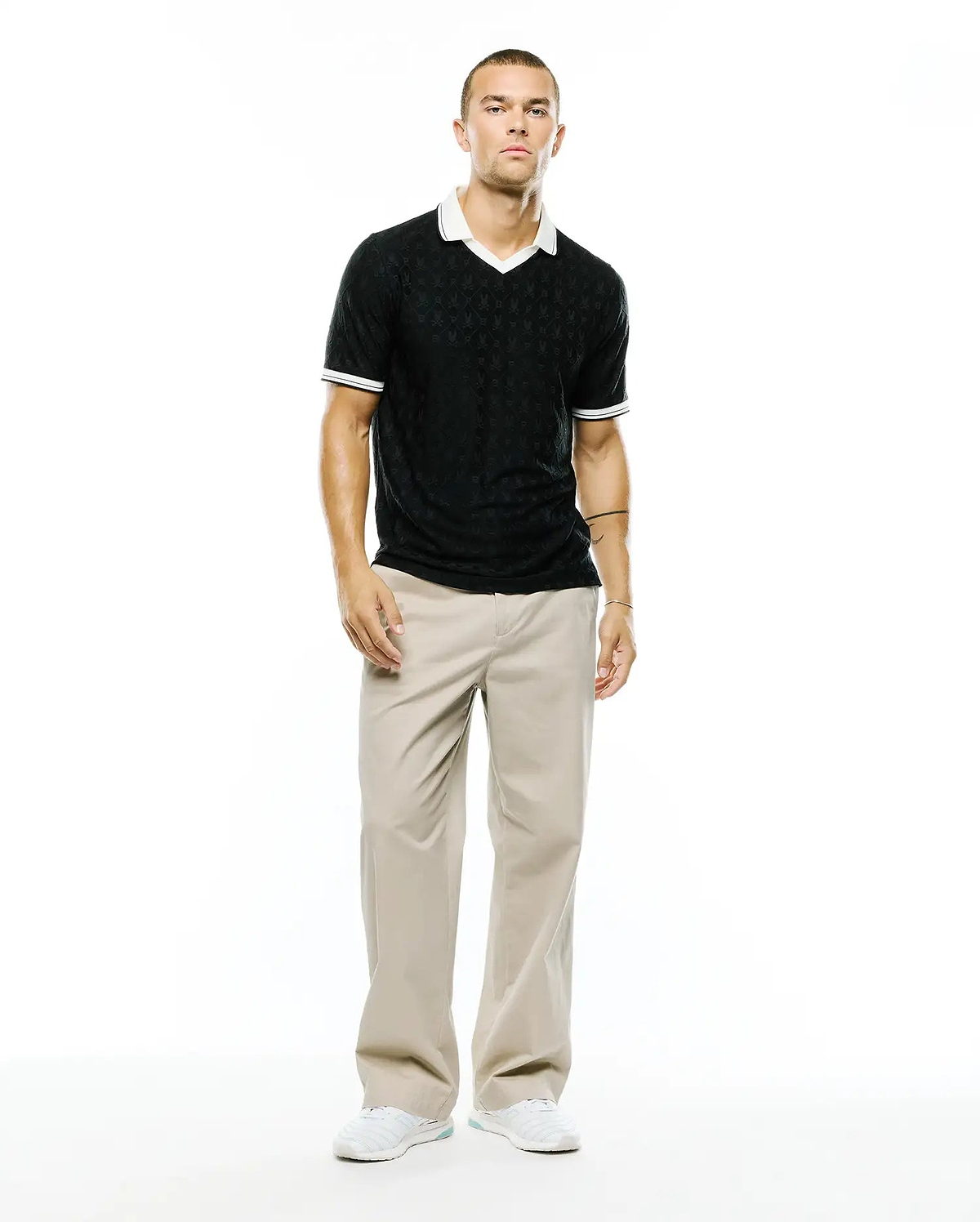 MEN'S GARRY JOHNNY COLLAR POLO - MT0100319