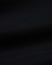 Men's Grover Pique Longsleeve Polo in rich black, showcasing its premium, finely textured pique knit fabric, a versatile and comfortable staple for sophisticated streetwear. (6)