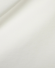 Men's Grover Pique Longsleeve Polo in a pristine white hue, highlighting the distinctive, breathable, and finely textured pique knit fabric, ideal for refined streetwear. (6)