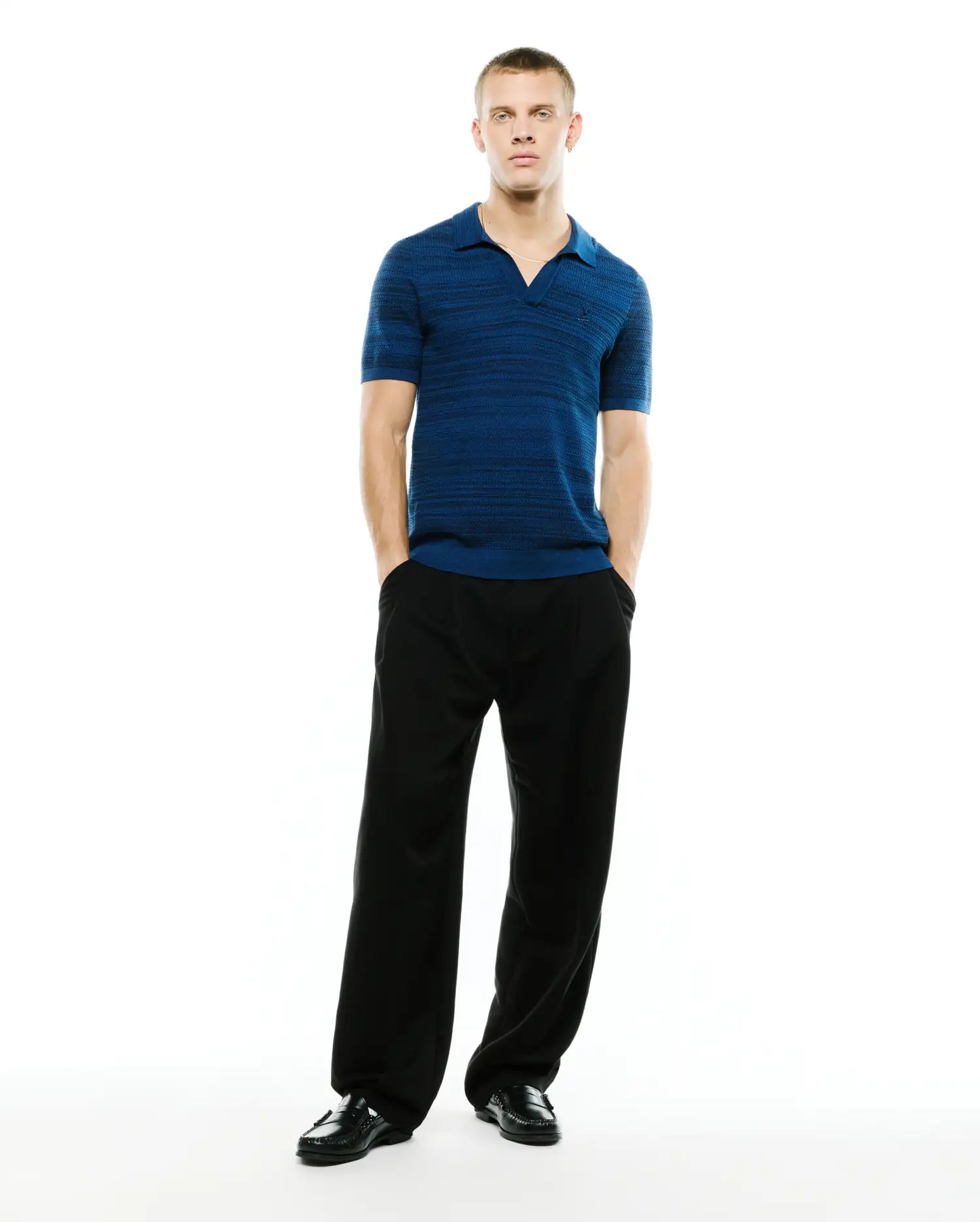 POLO EN TRICOT DEVON HOMMES vue 4