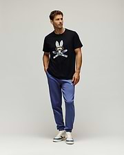 T-SHIRT À MOTIF INDIGO SKI BUNNY