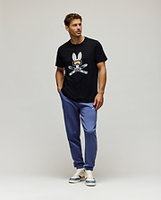 T-SHIRT À MOTIF INDIGO SKI BUNNY
