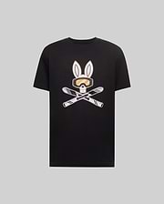 T-SHIRT À MOTIF INDIGO SKI BUNNY
