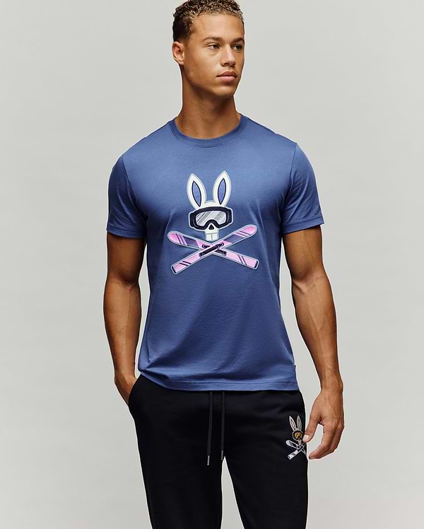 T-SHIRT À MOTIF INDIGO SKI BUNNY vue 2