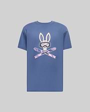 MENS INDIGO BUNNY GRAPHIC TEE - MT0200148