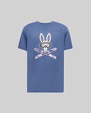 MENS INDIGO BUNNY GRAPHIC TEE - MT0200148