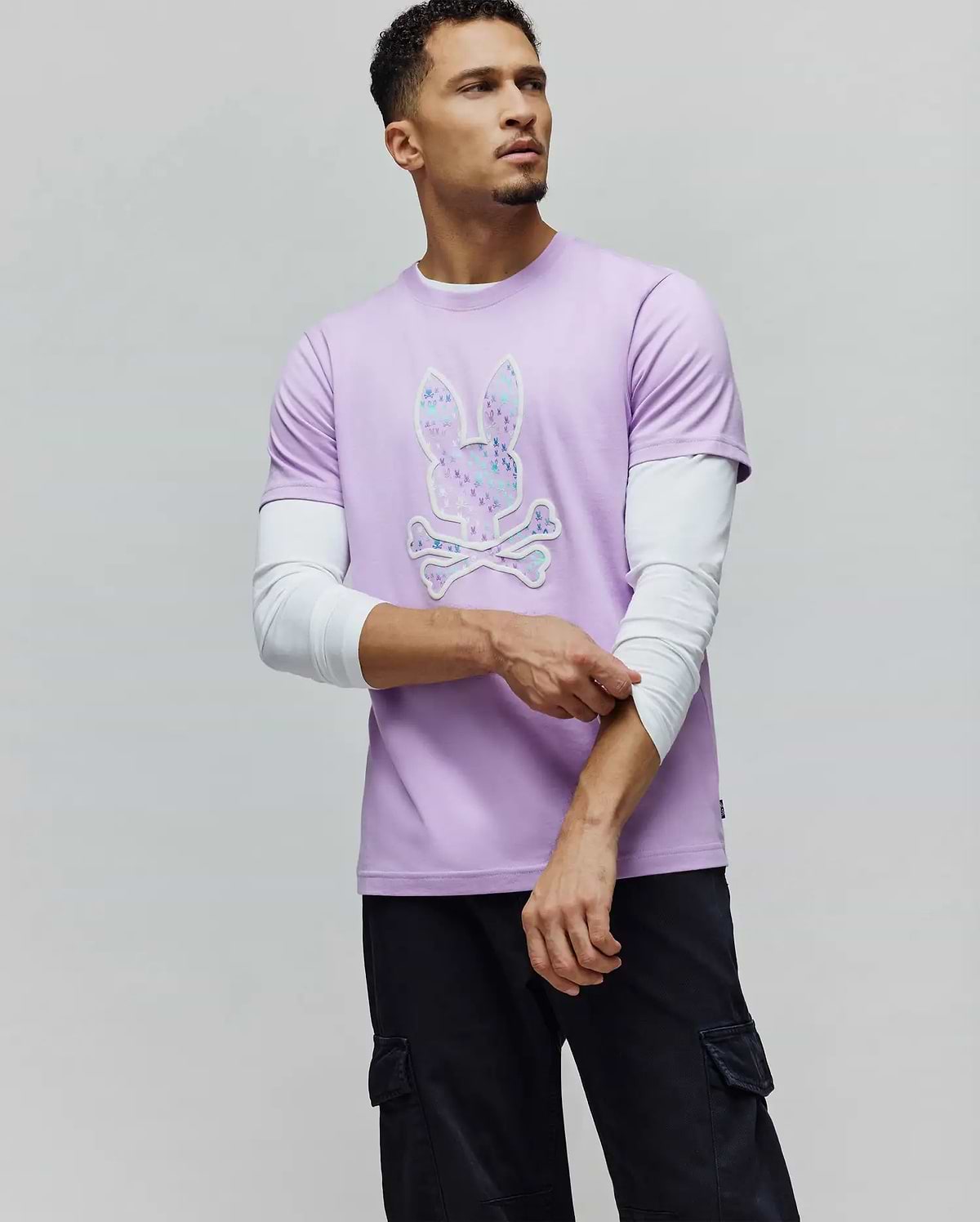 MENS NEV BUNNY GRAPHIC TEE view 1