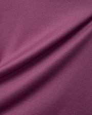 Psycho Bunny Mens Oscar Relaxed Fit Tee in a rich plum jersey knit fabric, showcasing a soft, finely textured surface with gentle drapes.