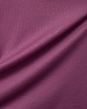Psycho Bunny Mens Oscar Relaxed Fit Tee in a rich plum jersey knit fabric, showcasing a soft, finely textured surface with gentle drapes.