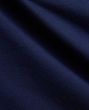 Mens Ethan Graphic Tee in a deep, luxurious navy blue, crafted from a premium, soft-touch jersey knit fabric with a subtle vertical ribbed texture, perfect for sophisticated streetwear. (2)