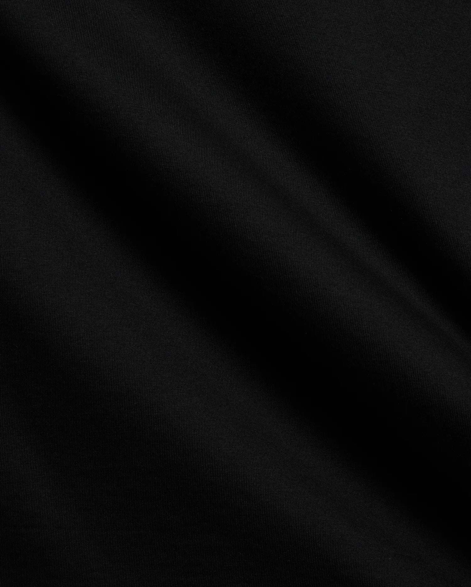 Psycho Bunny Mens Frank Back Graphic Tee in deep black, crafted from premium soft jersey knit fabric with a subtle texture, designed for refined streetwear style.