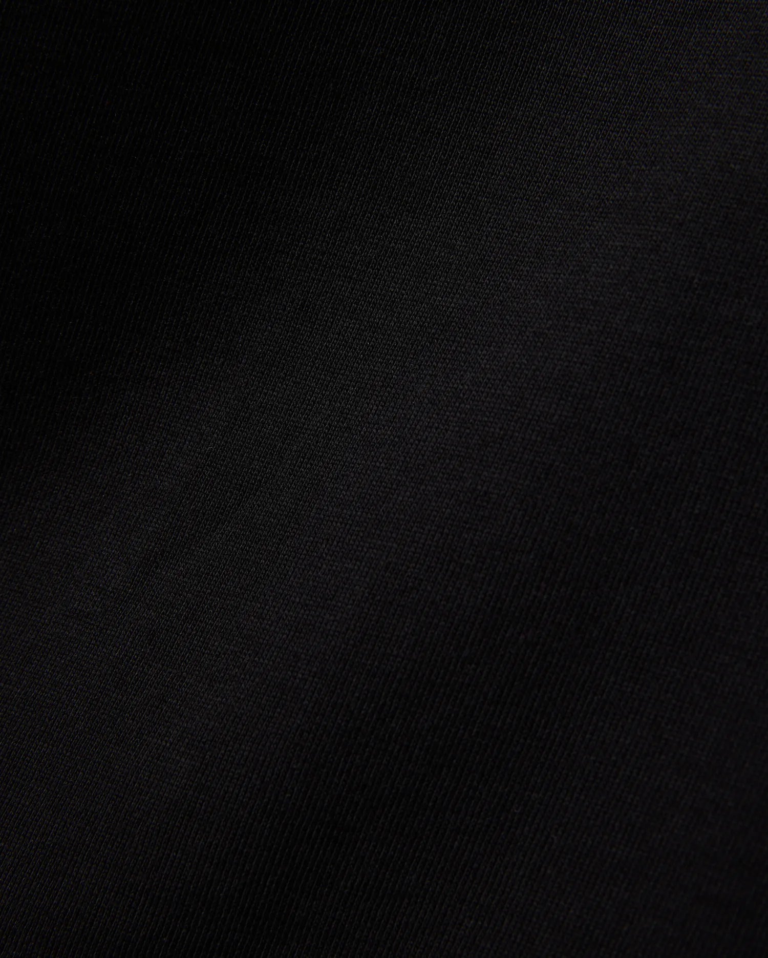 Premium black Mens Landon Wordmark Tee, crafted from soft jersey fabric with a subtle diagonal knit texture, showcasing the signature Psycho Bunny wordmark. (6)