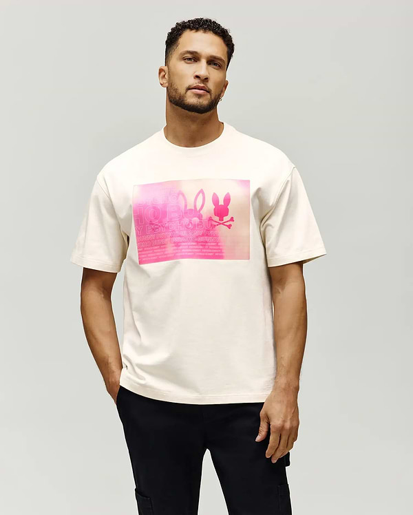 MENS JARVIS OVERSIZED FIT GRAPHIC TEE view 2