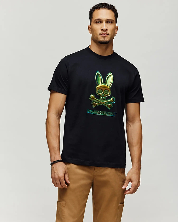 MENS LEIF METALLIC BUNNY TEE view 2
