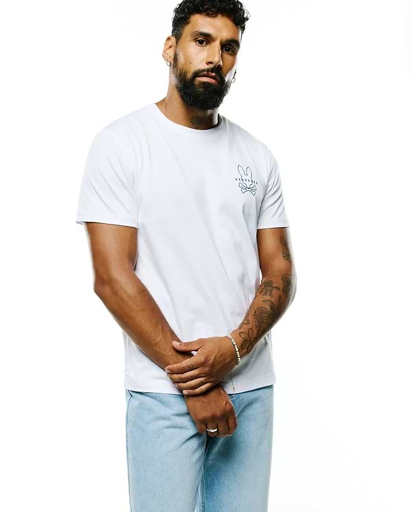 MENS PIERS PIMA COTTON BACK GRAPHIC TEE view 2