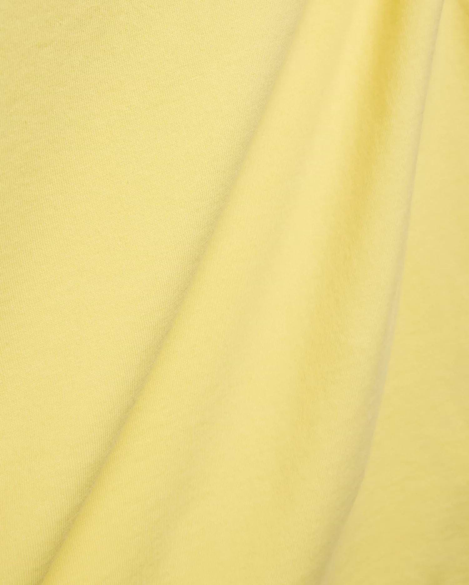 Mens Jaydon Wordmark Graphic Tee in vibrant yellow, crafted from premium soft jersey knit fabric, featuring the iconic Psycho Bunny wordmark graphic typically on the chest for refined streetwear style. (8)