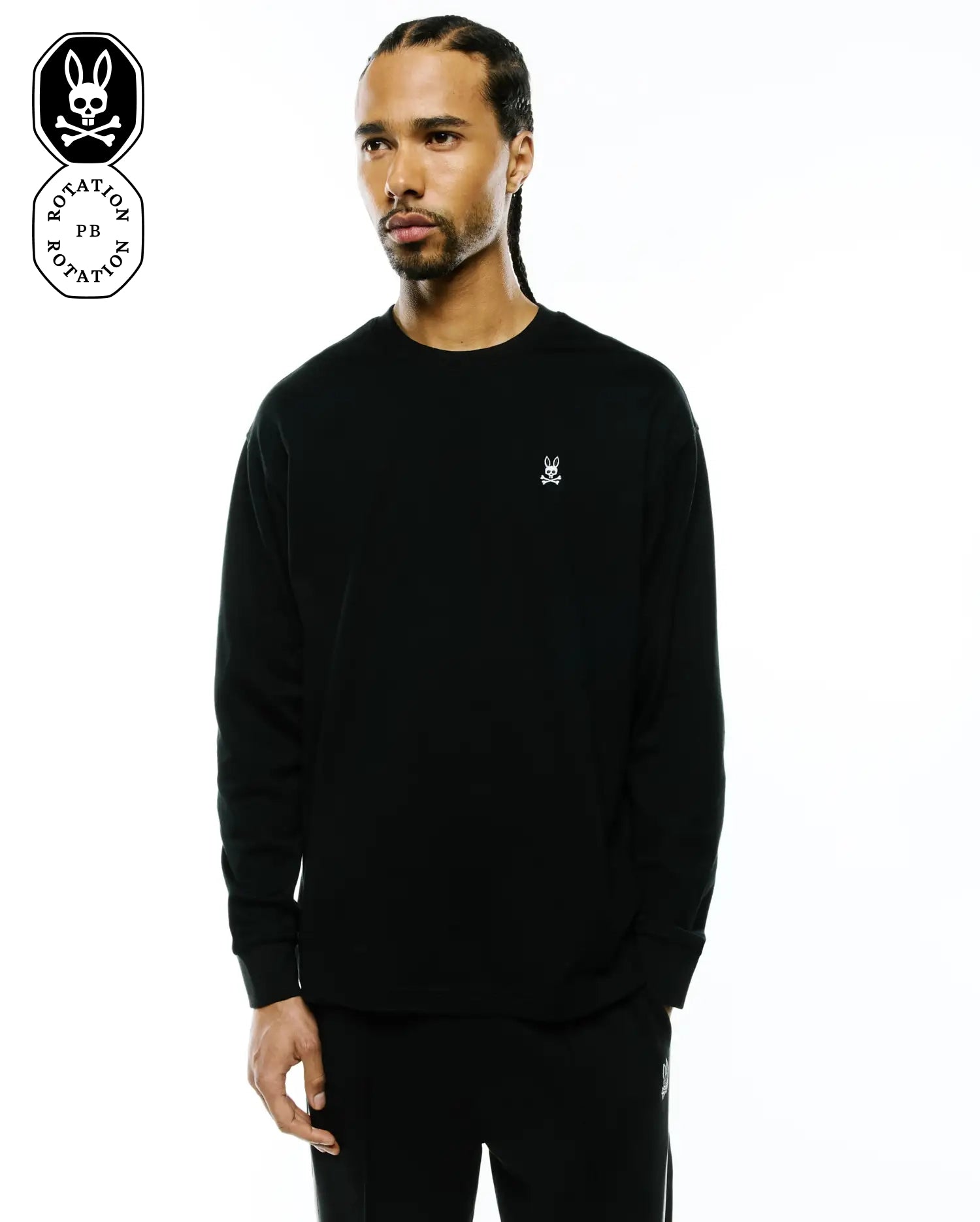 MENS NORMAN LONG SLEEVE OVERSIZED FIT TEE - MT0200374