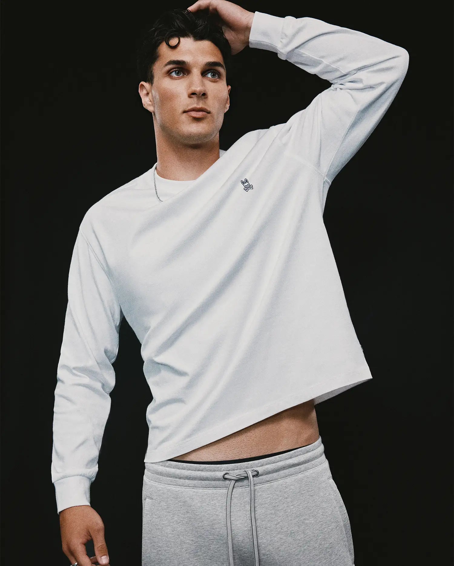 MENS NORMAN LONG SLEEVE OVERSIZED FIT TEE - MT0200374