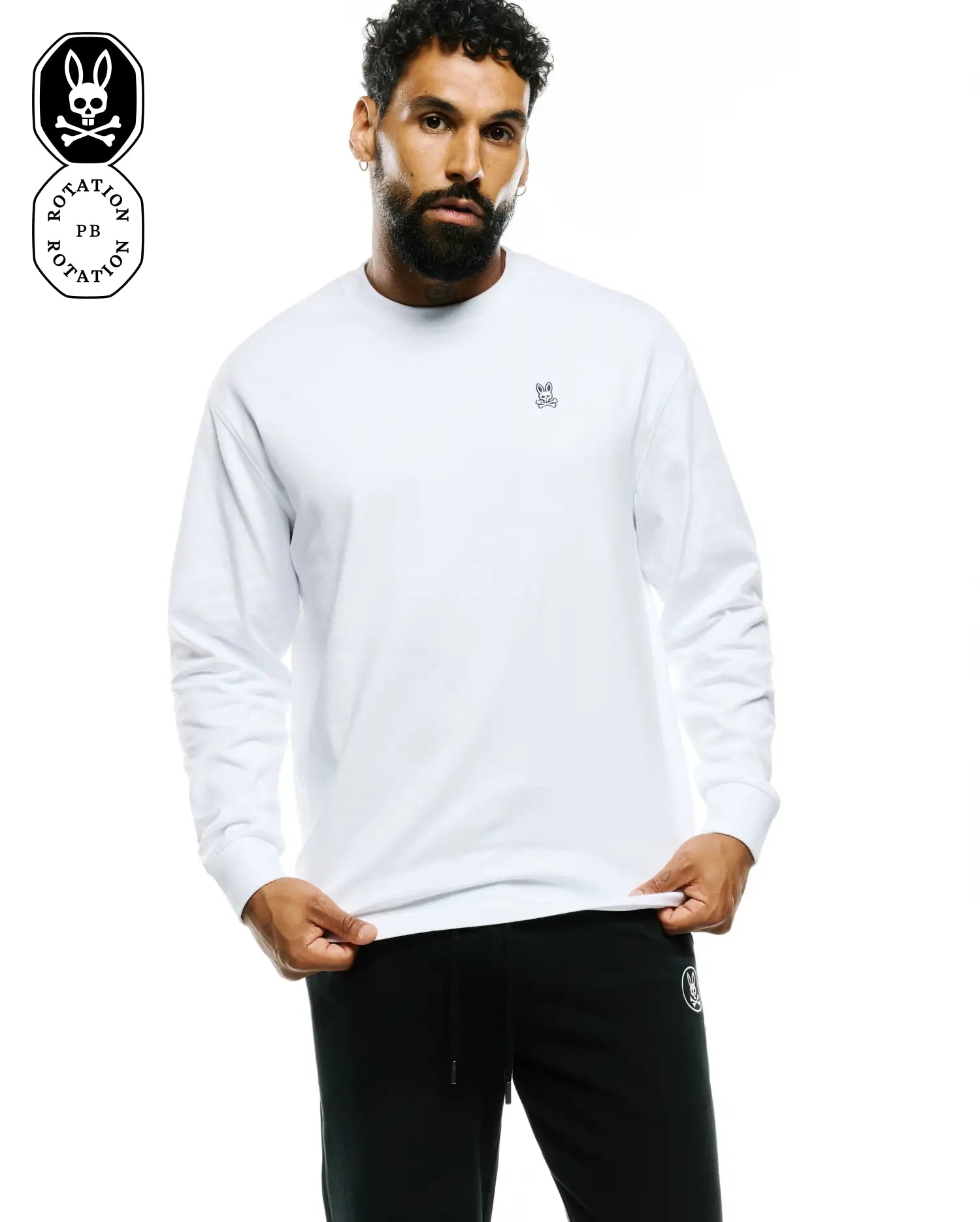 MENS NORMAN LONG SLEEVE OVERSIZED FIT TEE - MT0200374