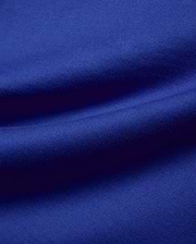 Mens Nathaniel Relaxed Fit Tee in vibrant royal blue, showcasing a premium, soft, textured jersey knit fabric with subtle folds and rich color.