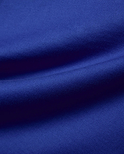 Mens Nathaniel Relaxed Fit Tee in vibrant royal blue, showcasing a premium, soft, textured jersey knit fabric with subtle folds and rich color.