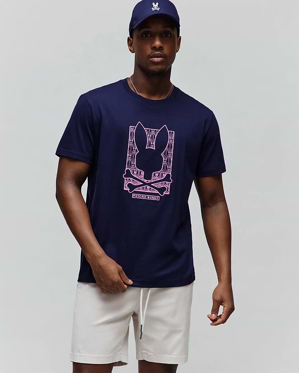 MENS KEON EMBROIDERED GRAPHIC TEE view 2