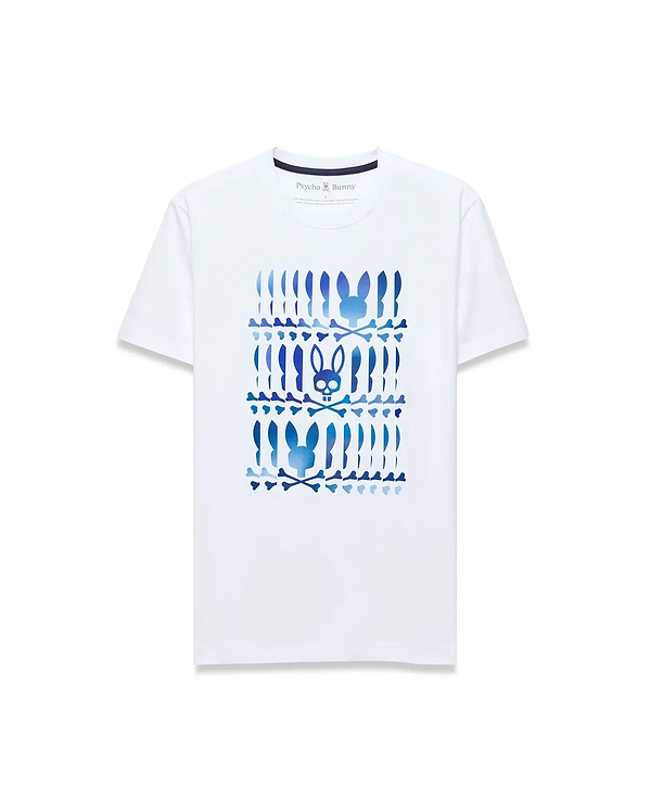 T-SHIRT EN COTON PIMA À IMPRIMÉ LEWIS HOMMES vue 1