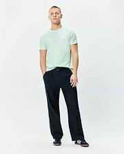 Vibrant mint green Mens Taylor Pique Tee, featuring a classic fit and the iconic small, embroidered white Psycho Bunny skull logo on the left chest.