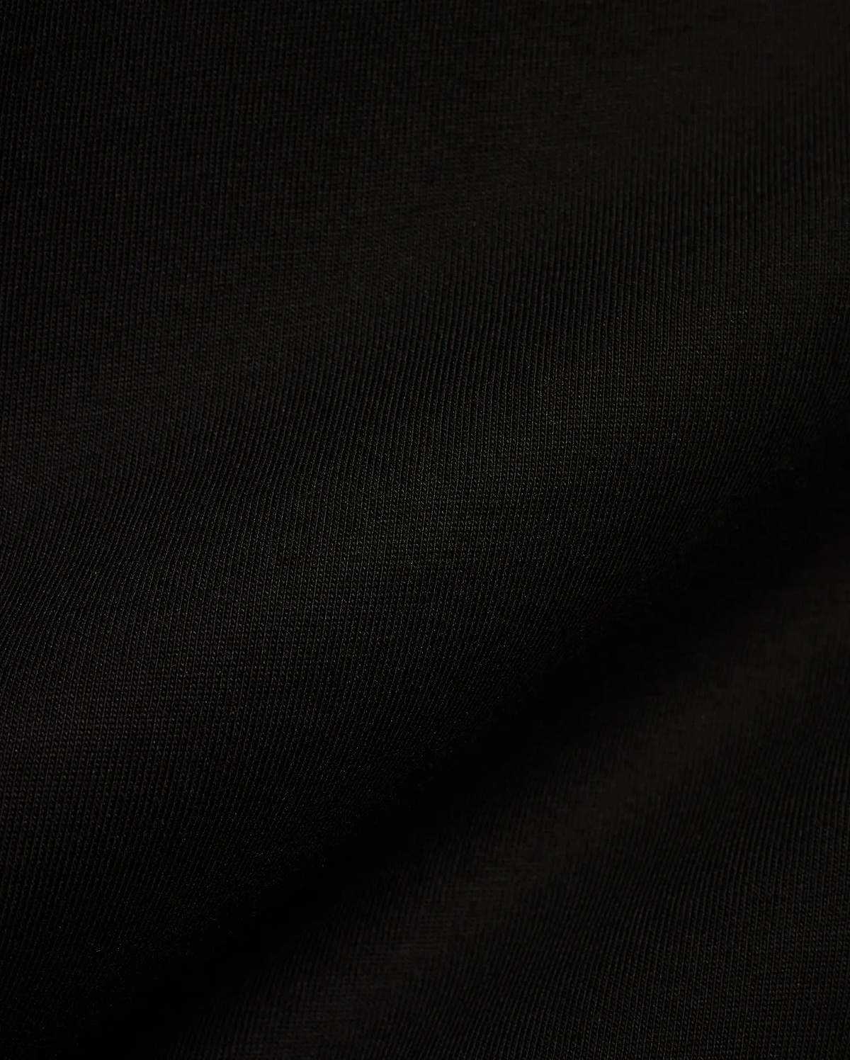 Men's Alfie Back Graphic Tee in rich black, crafted from a luxurious, ultra-soft, finely ribbed jersey knit fabric, ensuring a comfortable classic fit, embodying refined streetwear style. (6)