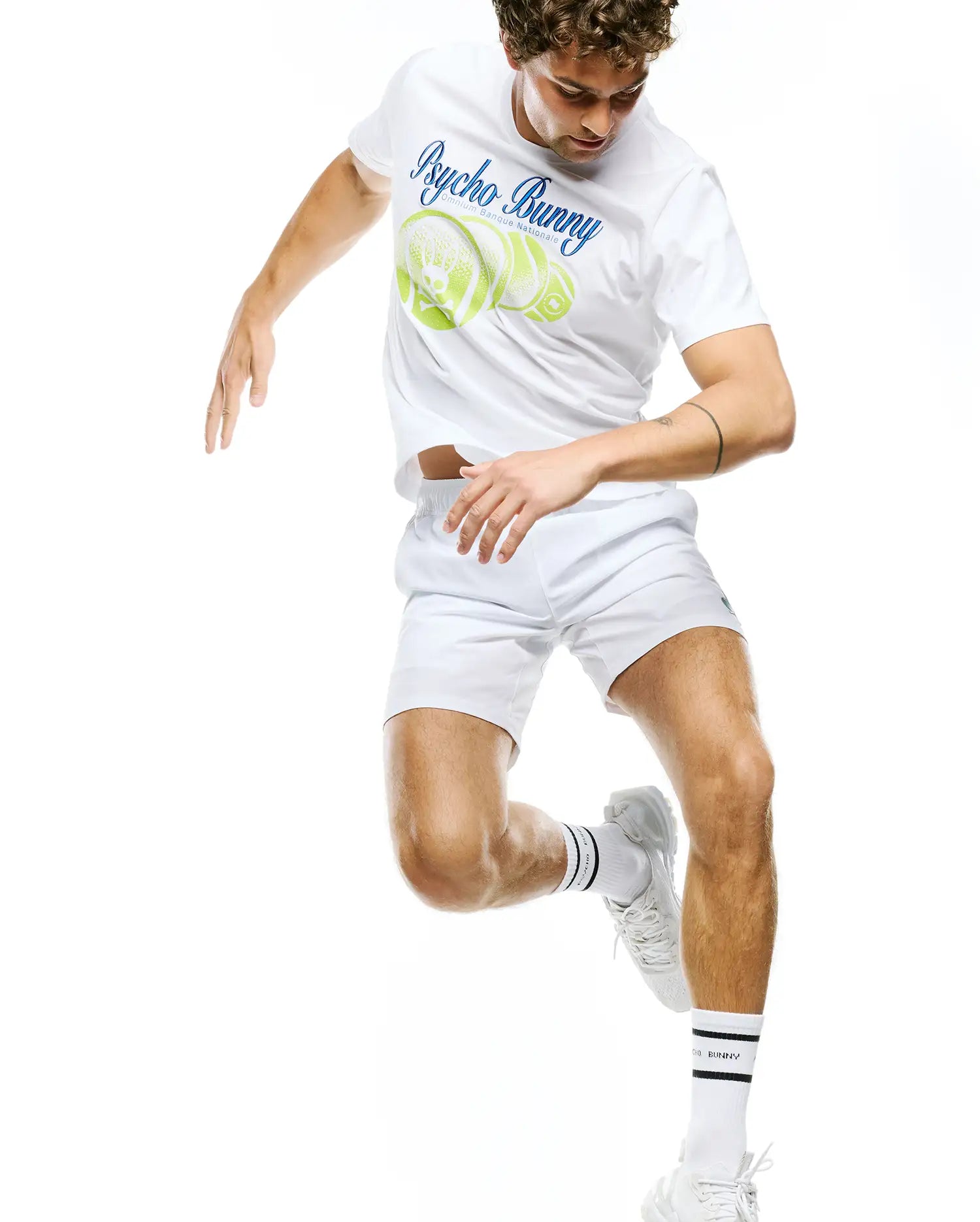 T-SHIRT À IMPRIMÉ BALLE DE TENNIS HOMMES