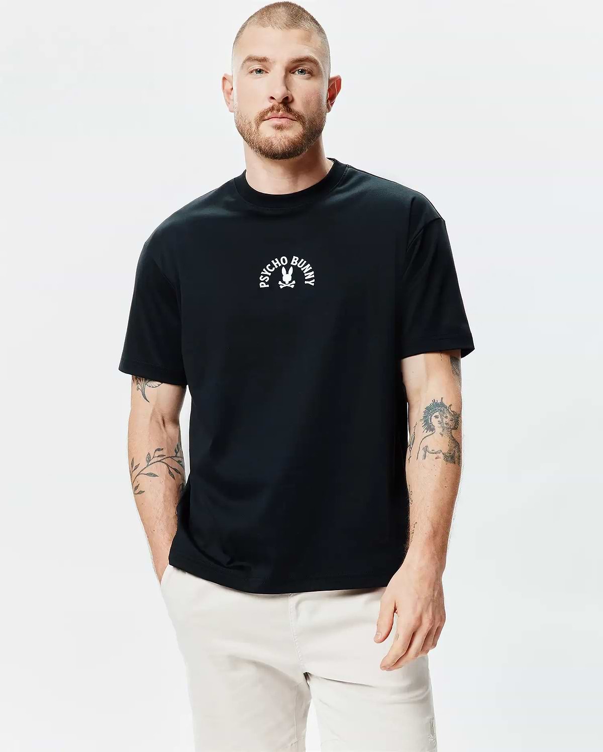 T-SHIRT EN COTON PIMA TRÈS GRAND STEVIE HOMMES