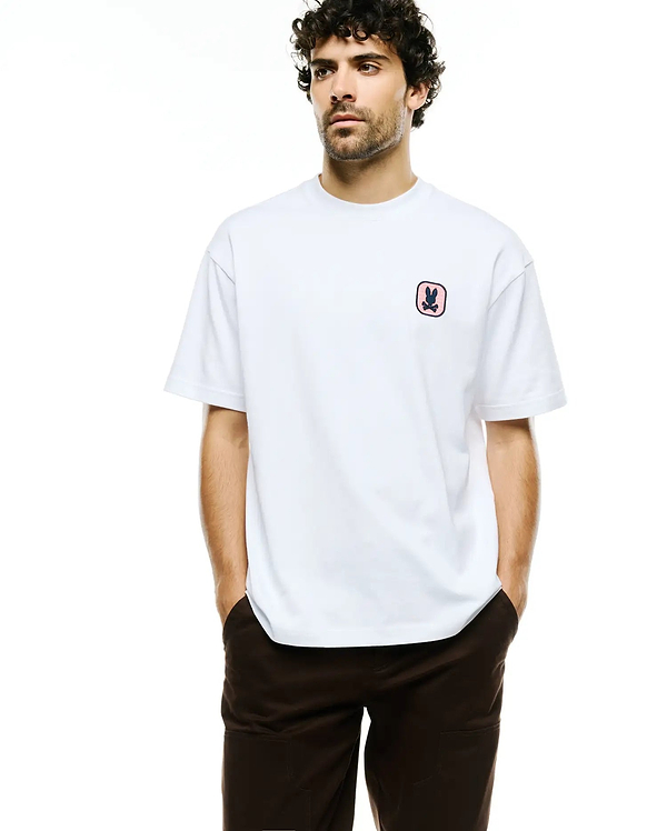 T-SHIRT AMPLE À MOTIF BUNNY SAMSON HOMMES vue 1