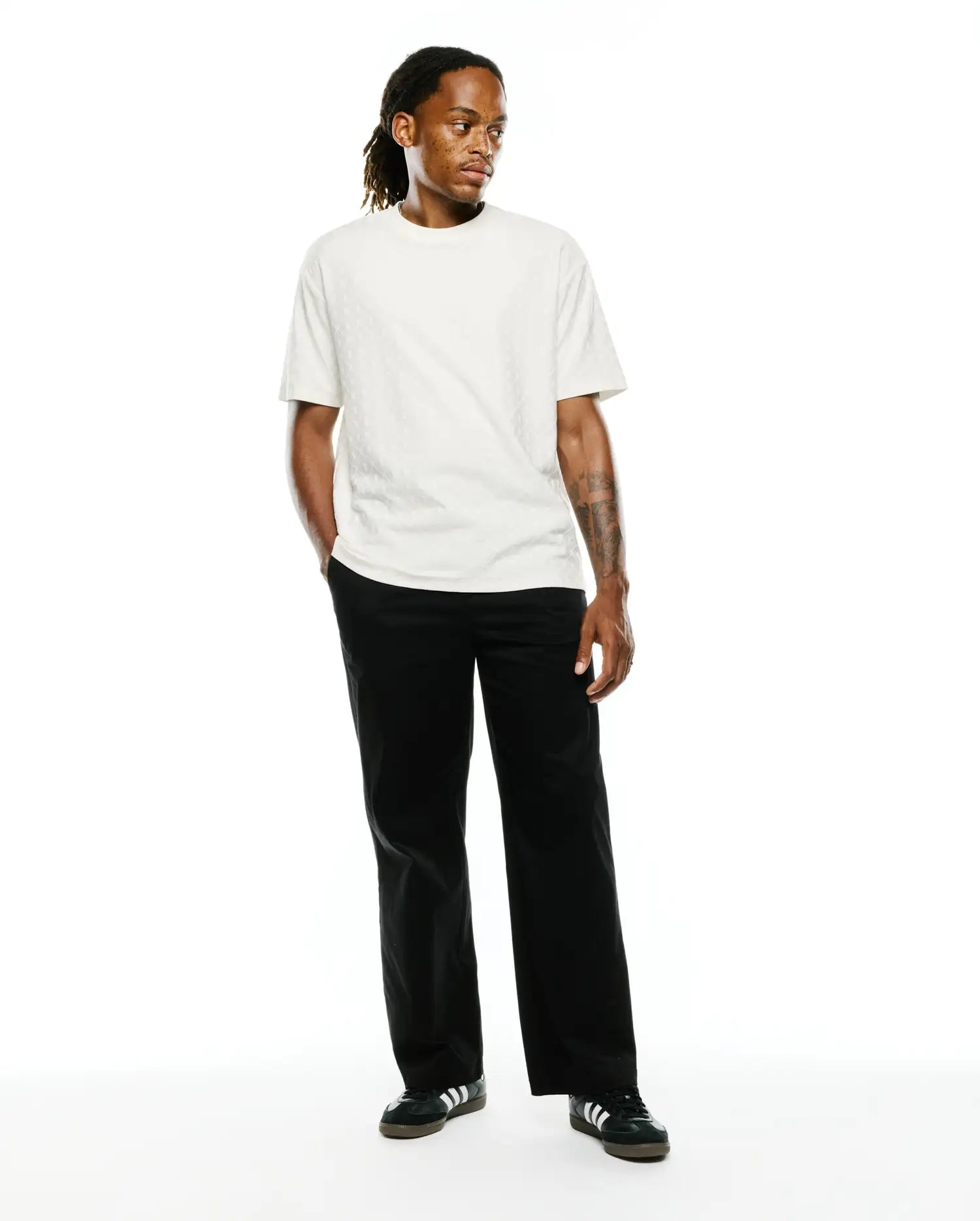 T-SHIRT EN JACQUARD GARRY HOMMES vue 4