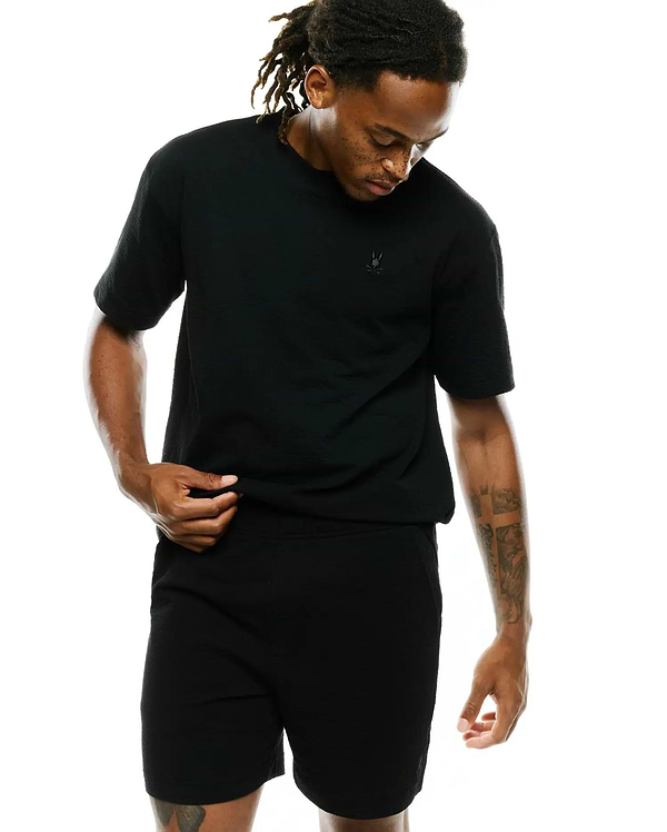 MENS ARLEN OVERSIZED SEERSUCKER TEE view 2
