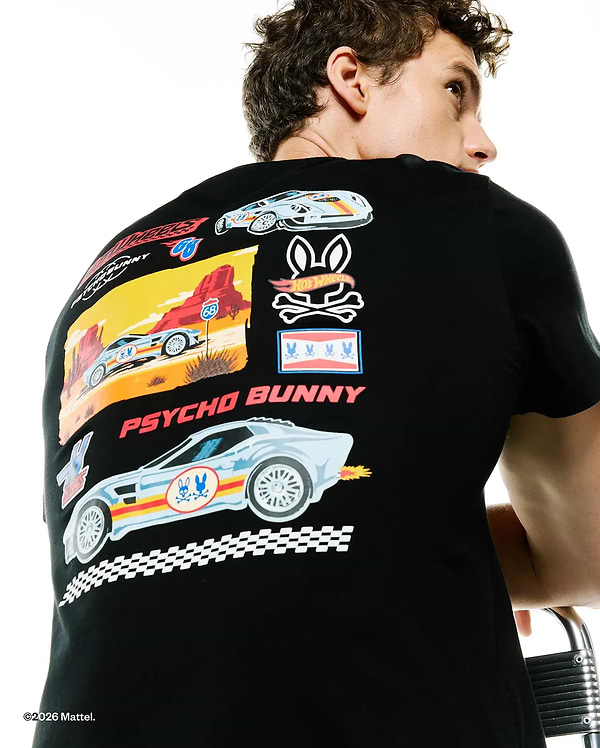 T-SHIRT À IMPRIMÉ AU DOS HOT WHEELS X PB vue 1