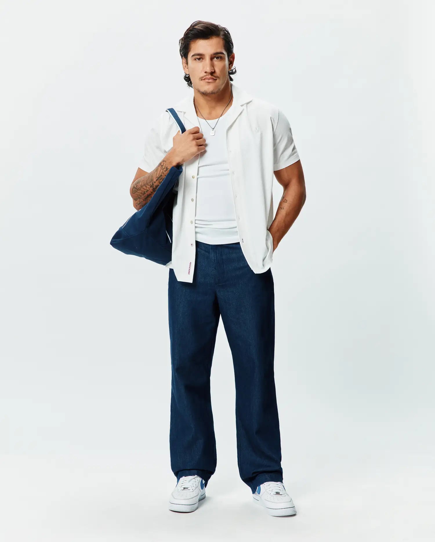 CHEMISE JAYME EN CRÉPON AVEC COL CABANA