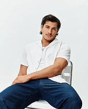CHEMISE JAYME EN CRÉPON AVEC COL CABANA