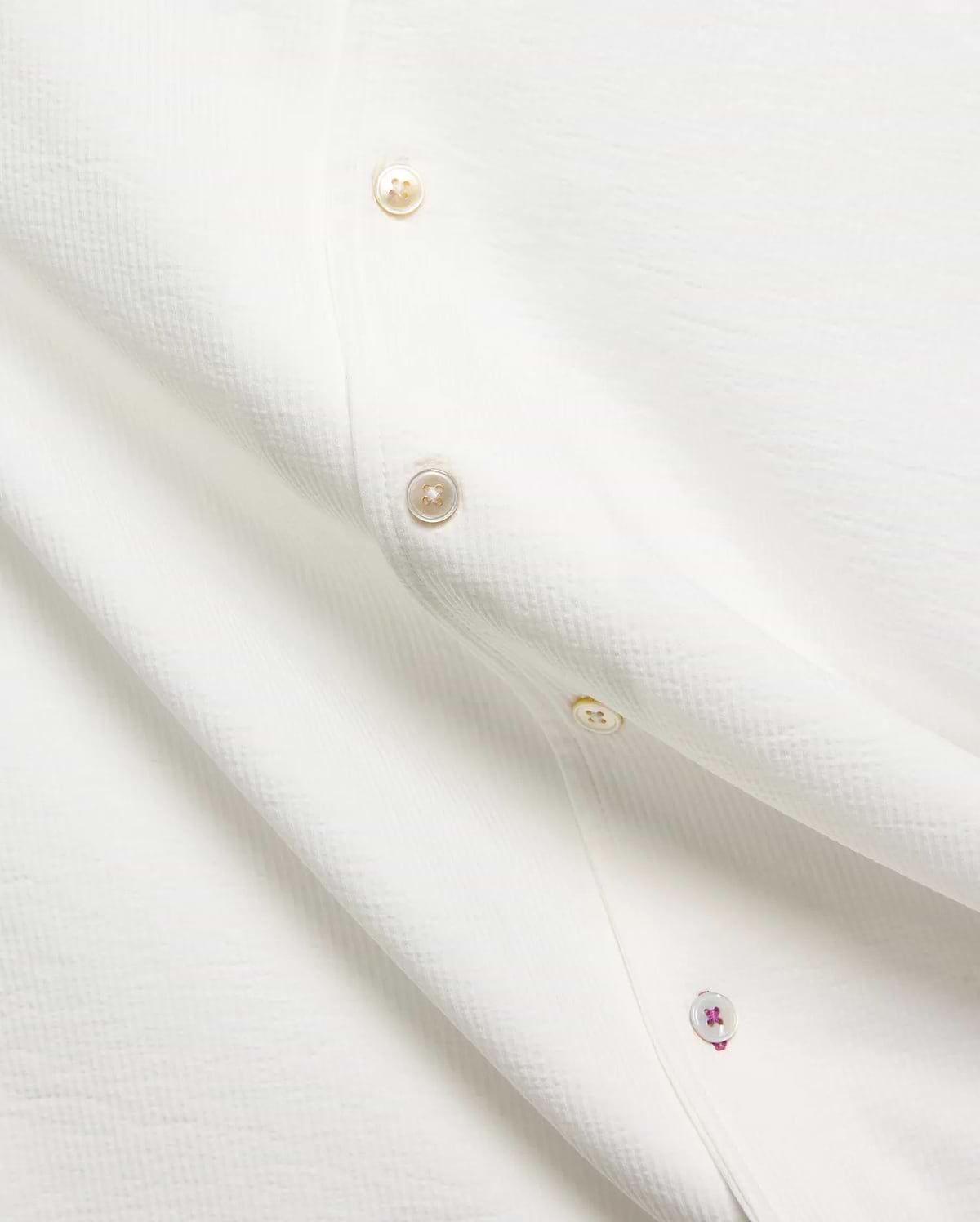 CHEMISE JAYME EN CRÉPON AVEC COL CABANA