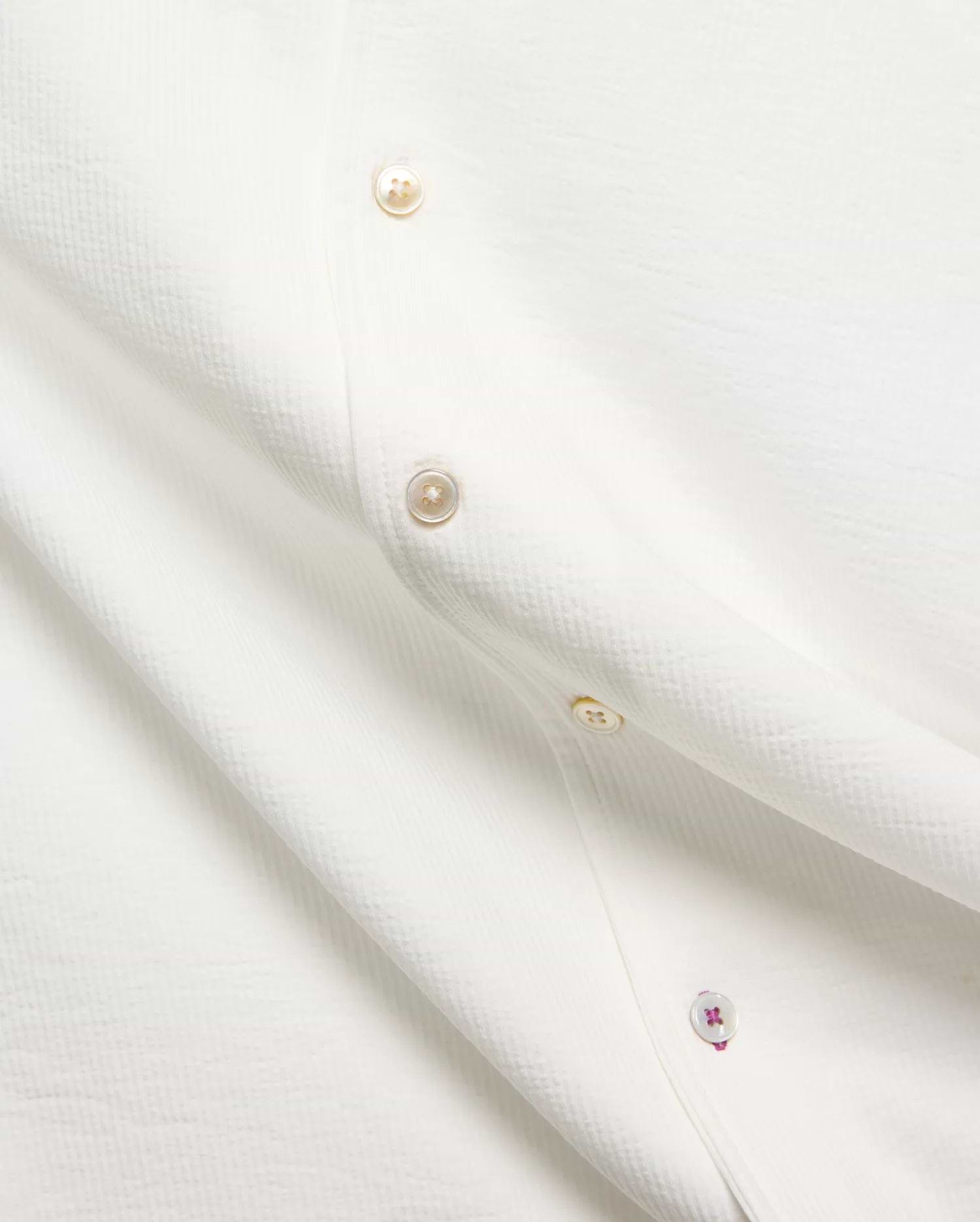 CHEMISE JAYME EN CRÉPON AVEC COL CABANA