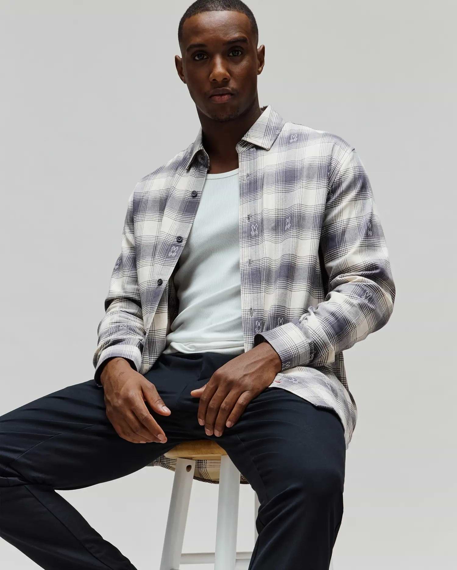 CHEMISE  KURT EN FLANELLE À CARREAUX