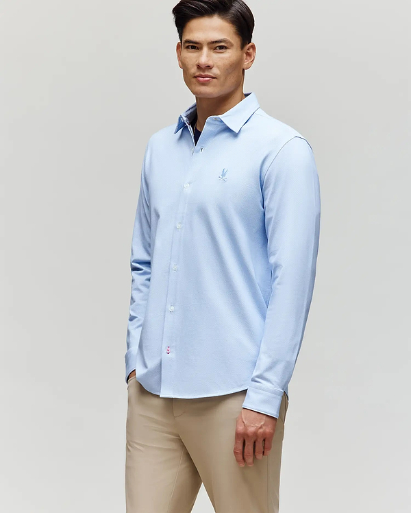 MENS JIM JERSEY STRIPED KNIT SHIRT view 1